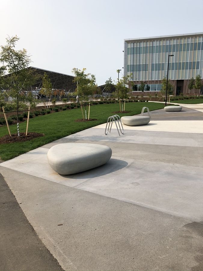 Research & Technology Park in Waterloo landscaping and pathways