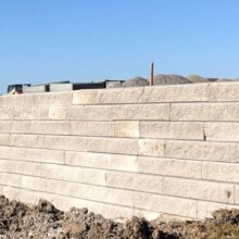 subdivision retaining wall