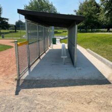 Breithaupt Park Baseball Diamond side view