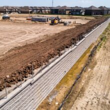 Summit Park during construction